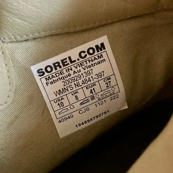 Sorel Gray and Green Winter Boots - Picture 4 of 5